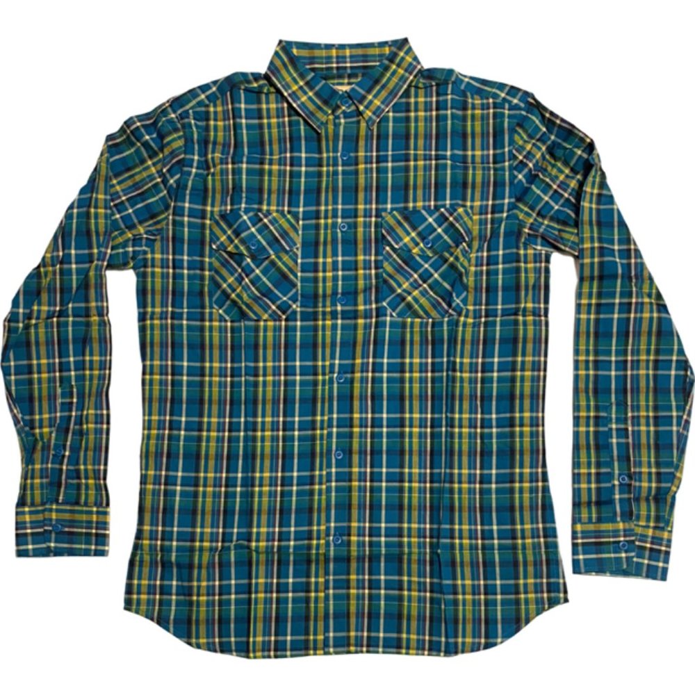GIRL x WRENCH PILOT Woven L/S Men's Shirt - Blue [S]